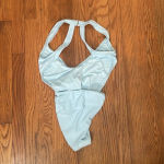 Ris-k ‎ Lunar One-Piece Swimsuit Women's Swimsuit light Blue size M NWT Photo 3