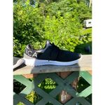 Nautica  Kappil ￼Knit Sneakers Sz 8.5 Black/White/ Gray Photo 1