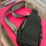 Boho Chest Bag PU Fanny Pack Crossbody Handbag Women Travel Sling Purse Black Photo 0