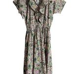 Zadig & Voltaire Karolina Ruffled Paisley Short Sleeve Midi Dress Size Small Photo 0