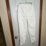 Good American  White High Rise Tie Ankle Straight Leg Jeans Size 4 27 Photo 3