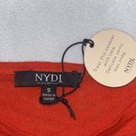 NYDJ  NWT Linen Blend Orange Knit Tank Top Small Photo 2