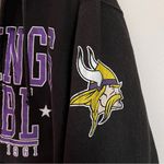 Minnesota Vikings Football Zip Up Hooded Sweatshirt Size L Photo 2
