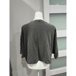 Blondie Rock Band Graphic Crop Top Distressed Grey S M Gray Photo 2