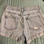 PacSun Blue Jean Mom Shorts Distressed High-Waisted 28 Photo 1