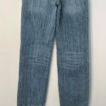 Bershka High Waist Straight Leg Denim Jeans Blue 100% Cotton Size 00 NWT Y2K Photo 10