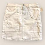 J Brand  | Leila Mid Rise White Denim Pencil Skirt | Size 26 Photo 0