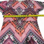 One World  Geometric Embellished Short Sleeve Top Photo 2