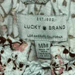 Lucky Brand Women's On or Off Shoulder Floral Peasant Top Medium Photo 4