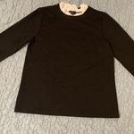 Ann Taylor  Ruffle Contrast Sweatshirt Photo 0
