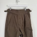 Banana Republic  Heritage Explorer Pant Brown Utility Cargo Linen Blend Womens 6 Photo 2