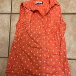 Magellan outdoors Womens Magellan coral sleeveless button up shirt Photo 0