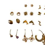 LA Hearts L.A. Hearts Faux Gold Pearl Summer Floral Retro Earring Pack Photo 2