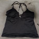 Time & Tru ribbed criss cross back tankini top Photo 0