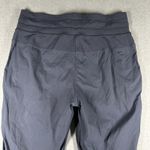 Lululemon  Dance Studio Crop Pants Womens 6 Dark Navy Ribbed Waist Drawstring Photo 10