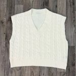 Princess Polly Chunky cable knit v neck sweater vest Photo 0