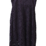 ASTR Women The Label Purple Lace Eyelet Midi Dress Size Small Photo 0