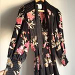 MISA Los Angeles Misa Iyana Floral Tie-Neck Smocked Waist Mini Dress XS Photo 7