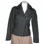 Downeast  Fabric Moto Jacket Salt & Pepper Womens Size XS Photo 0