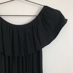 Mossimo Supply Co . Black Ruffled Dress. Size Medium Photo 1