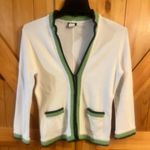 J.Crew  Eye Hooks Knit Cardigan Sweater Womens Small S Pockets Long Sleeve Top Photo 0