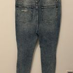 Good American  Good Curve Ripped Repaired Frayed Hem Jeans Photo 2