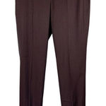 Hugo Boss Women’s Dress Pants Burgundy Wool Blend Size 10 Classic Fit Red Photo 0