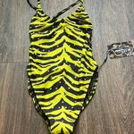 Jaded London Zebra Diamanté One Piece Photo 1