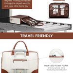 Weekender Travel Bag, Carry On Overnight Duffle Bag with Laptop Compartment, 4PCS Gym Duffel Bag for Women Photo 3