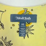 Modcloth NWT Genuine Self Sleeveless Blouse Yellow Astrology Size XS NEW Photo 4