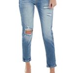 KanCan Jeans Medium Wash High Rise Relaxed Fit Jeans Sz 13/30 EUC Distressed Photo 1