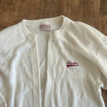 The College House Vintage Knit Cardigan Alaska White Size L Photo 3
