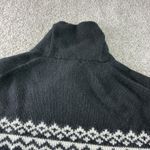 Ralph Lauren Polo  Women's XXL Black‎ Fair Isle Cotton Angora Rabbit Hair Sweater Photo 6