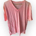 BKE  Pink V-Neck Women's Top Photo 0