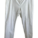 Chico's Women Cotton Pants XL White Straight Leg Classic Officewear Minimalistic Photo 0