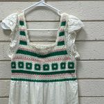Urban Revivo White Boho Crochet Dress size 4 Photo 4