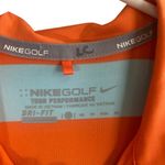 Nike  Baby Blue & Orange Striped Short Sleeve Casual Golf Shirt Women Sz XS Photo 5