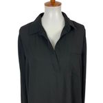Everleigh Blouse Large Black Long Sleeve Feminine Workwear Chic Classic Minimali Photo 1