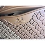 Crocs Womens 10 Brooklyn Luxe Cross Strap Tan Sandals Comfort Slides Coastal Photo 8