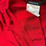 Vintage Mariposa Dress Womens S Y2K Midi Stretch Party Cocktail Wedding Guest Red Photo 7