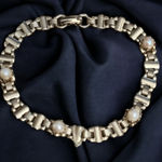 Macy's Vintage gold and genuine pearls bracelet Photo 0