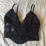 Gilly Hicks Black Lace Bralette Corset Top Photo 3