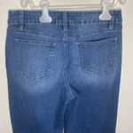 Royalty For Me Jeans raw hem side slit cropped wide leg jeans size 8 Photo 69
