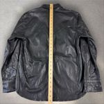 Rag and Bone Rag &‎ Bone Jack Leather Button Down Shirt Blouse Shacket Black Sz XS NWT $795 Photo 6