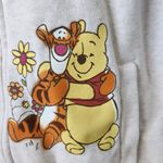 Disney Winnie The Pooh Hoodie Love Me Love Me Not Zip Medium Cream Sweatshirt Photo 6