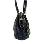 Gucci Sukey Guccissima Navy Leather Shoulder Tote Bag Gold Hardware GG Charm Photo 9