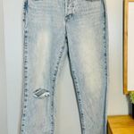Pistola High Waisted Ripped Straight Jeans Photo 0