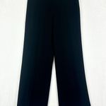 Max Mara  Wide Leg Trouser Pants Size 10 Black Triacetate Quiet Luxury Career Photo 0
