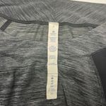 Lululemon Athletica Heather Black Scoop Neck Long Sleeve Lace Panel Shirt-Size 6 Photo 13