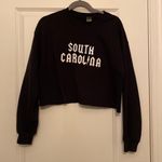 University Of South Carolina Cropped Crewneck Black Size M Photo 0